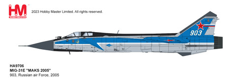 Hobby Master MIG-31E Russian air Force, 2005 HA9706 1:72