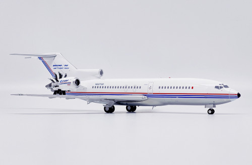 JC Wings Boeing House Color 727-100 "UDF Flight Test" "Polished" Reg: N32720 With Stand XX20413 1:200