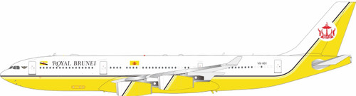 B-Models Royal Brunei Airlines Airbus A340-212 V8-001 with stand B-342-001 1:200