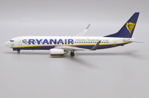 JC Wings Ryanair Boeing 737-800 "Comunitat Valenciana" Reg: EI-DWE With Stand XX2491 1:200