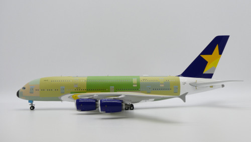 JC Wings Skymark Airlines Airbus A380 "Bare Metal" Reg: F-WWSL With Stand XX20061 1:200