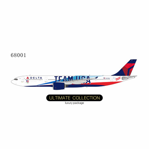 NG Models Delta Air Lines A330-900 N411DX Team USA cs #1(new mould first launch)(ULTIMATE COLLECTION) 68001 1:400