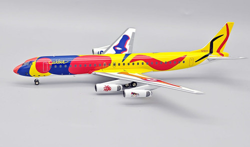 Inflight200 Braniff International Airways DC-8-62 CALDER N1805 with stand IF862BN1124 1:200