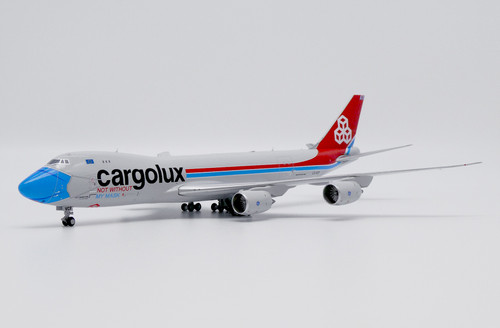 JC Wings Cargolux Boeing 747-8F "Not Without My Mask" Reg: LX-VCF With Antenna XX40152 1:400
