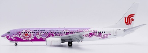 JC Wings Air China Boeing 737-800 "Pink Peony" Reg: B-5177 "Flaps Down" With Stand LH2360A 1:200