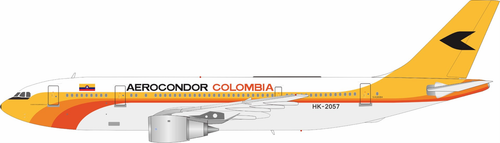 JP60 by Inflight200 Aerocondor Colombia Airbus A300B4-2C HK-2057 with stand JP60-AC-A300-HK2057 1:200