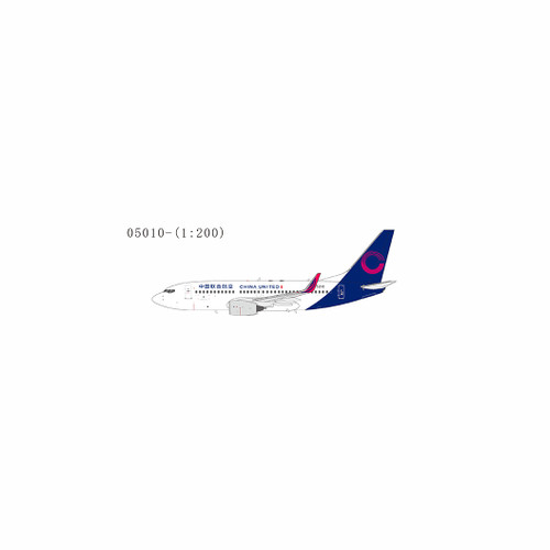 NG Model China United Airlines 737-700/w n/c B-5210 with stand 05010 1:200