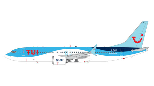 Gemini200 TUI 737 MAX 8 G-TUMY upgraded stand G2TOM1389 1:200