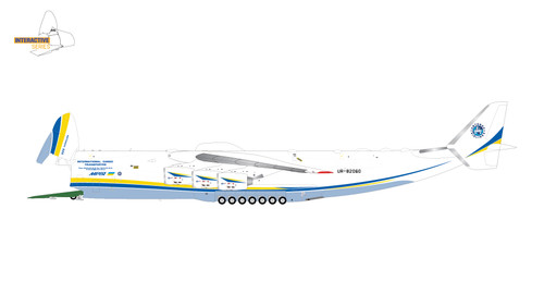 GeminiJets Antonov Airlines Antonov An-225 UR-82060 “Mriya” (Interactive Series) GJADB2336 1:400