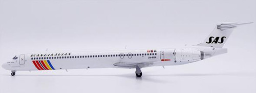 JC Wings SAS Scandinavian Airlines McDonnell Douglas MD-90 "OC" Reg: LN-ROA With Stand LH2498 1:200