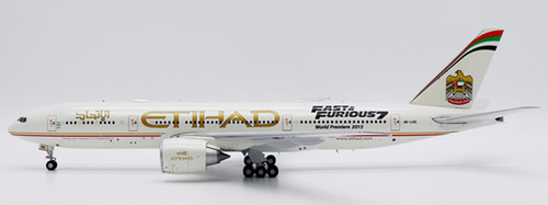 JC Wings Etihad Airways Boeing 777-200LR "Fast & Furious 7" Reg: A6-LRE With Stand XX20323 1:200
