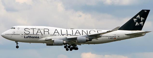 JC Wings Lufthansa Boeing 747-400 "Star Alliance" Reg: D-ABTH With Antenna XX40670 1:400