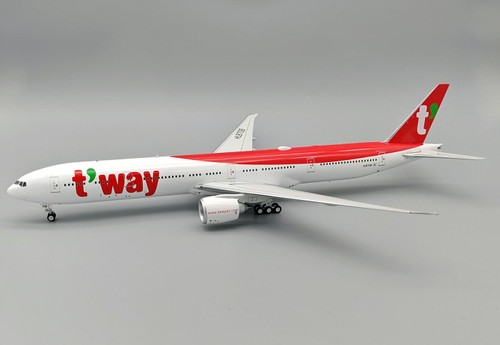B-Models T'way Air Boeing 777-367/ER HL8706 with stand B-773-TW-706 Scale 1:200