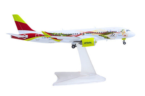 HERPA Air Baltic Airbus A220-300 50th A220 HE573535 1:200