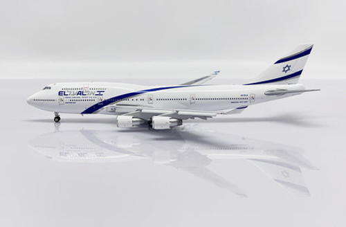 JC Wings El Al Boeing 747-400 4X-ELA "Flaps Down" + Limited Edition Aviationtag XX40108A Scale 1:400