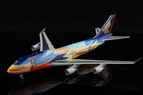 SQ Wings Singapore Airlines B747-400 9V-SPL "Tropical" L2002 Scale 1:200