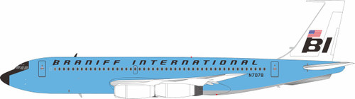 InFlight200 Braniff Boeing 720-027 Super Jet 720 N7078 – Dark Blue IF720BN0725 Scale 1:200