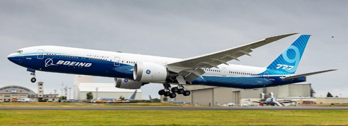 JC Wings Boeing House Color Boeing 777-9 N779XW First Flight LH4426 1:400