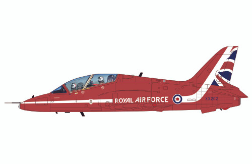 Hobby Master RAF Hawk T.1A XX202, "Red Arrows RIAT 2025" HU1004 Scale 1:48