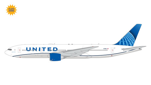 Gemini Jets United Airlines B777-200ER N798UA flaps down GJUAL2230F Scale 1:400