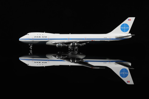 HX Models Pan Am B747-100 “Jet Clipper American” N747PA Flaps-Down Version B551401PF 1:400