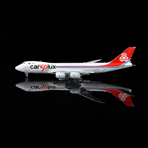 HX Models Cargolux Boeing 747-8F Flaps Down LX-VCC B632001F 1:400