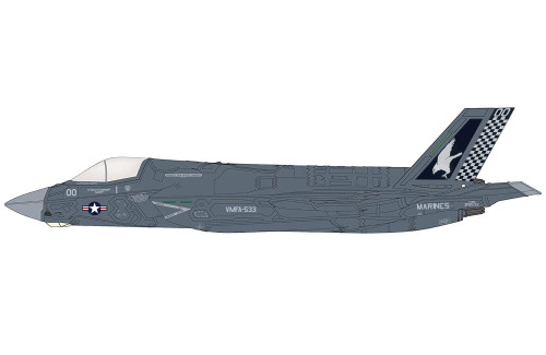 Hobby Master F-35B Lightning II 170533, VMFA-533 "Hawks", 2025 (beast mode) HA4625 Scale 1:72