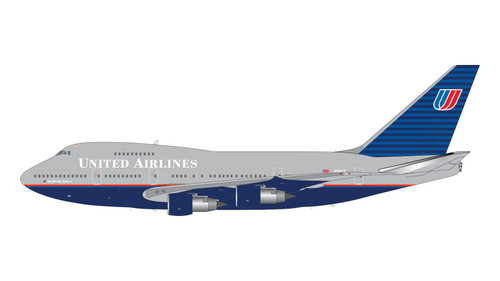 Gemini200 United Airlines B747SP N145UA "battleship" livery G2UAL1160 Scale 1:200