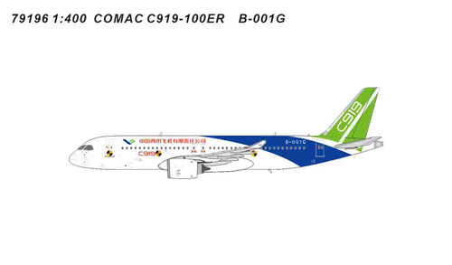 Panda Models COMAC C919-100ER Reg: B-001G 79196 Scale 1:400