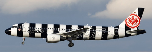 JC Wings Condor Airbus A320 "Eintracht Frankfurt" Reg: D-ASGE With Antenna XX40838 Scale1:400