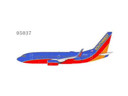 NG Models Southwest Airlines Boeing 737-700 Canyon Blue livery with scimitar N962WN 05037 Scale 1:200