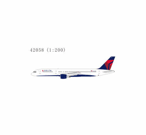 Delta Air Lines Boeing 757-200 Reg: N669DN 42058 Scale 1:200