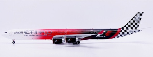 JC Wings Etihad Airways Airbus A340-600 "2012 Formula 1" Reg: A6-EHJ With Stand XX20853 Scale 1:200