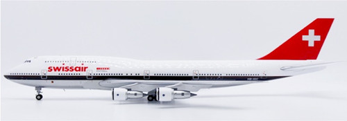 JC Wings Swissair Boeing 747-300M "700th Anniversary of the Swiss Confederation""Polished" Reg: HB-IGC With Stand XX20527 Scale 1:200