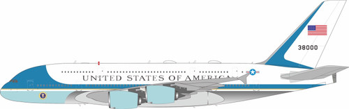 B-Models Airbus A380 Air Force One 38000 with stand B-380-USAF Scale 1:200