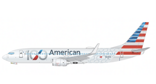 SkyMarks Elite American Airlines Boeing 737-800 100th Anniversary Reg: N840NN SKG80100 Scale 1:100