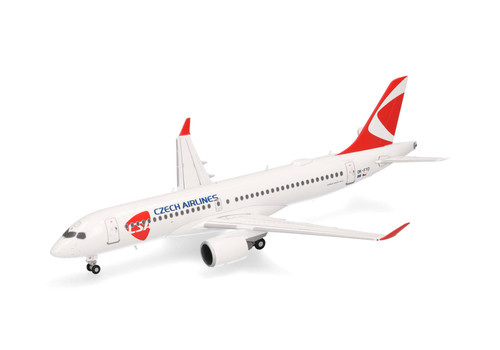 Herpa Wings CSA Czech Airlines Airbus A220-300 Reg: OK-FYD HE573740 Scale 1:200
