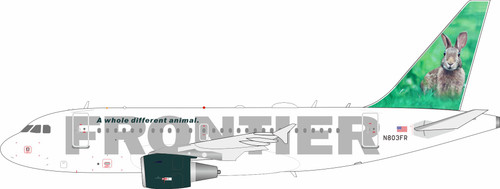 InFlight200 Frontier Airlines Airbus A318-111 N803FR IF318F91025 Scale 1:200