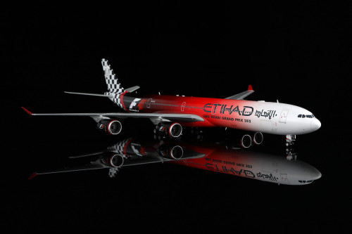 SQ Wings Etihad Airways A340-600 Reg: A6-EHJ "ABU DHABI GRAND PRIX 2012" L2168 Scale 1:200