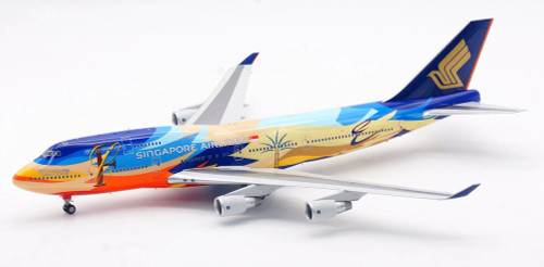 SQ Wings Singapore Airlines B747-400 Reg: 9V-SPK "Tropical" L2001 Scale 1:200