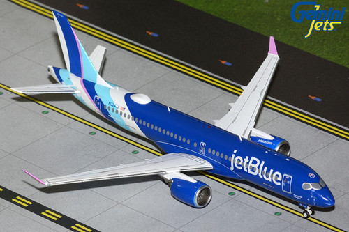 Gemini200 JetBlue Airways A220-300 Reg: N3241J "Taming of the Blue" G2JBU1402 Scale 1:200