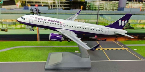 KJ Models West Air Airbus A320-271N Reg: B-306V KJ-A320-165 Scale 1:200