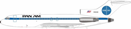 InFlight200 Pan American World Airways - Pan Am Boeing 727-51 Reg: N5608 IF721PA0526 Scale 1:200