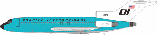 InFlight200 Braniff International Boeing 727-27C N7270 Turquoise IF721BN0526 Scale 1:200