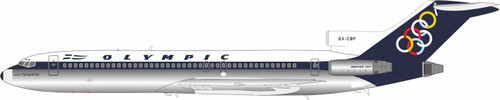 InFlight200 Olympic Boeing 727-200 Reg: SX-CBF POLISHED IF722OL0626P 1:200 with stand