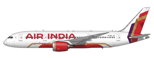 JC Wings Air India Boeing 787-8 "NC" Reg: VT-ANT (Flaps Down) XX40884A 1:400 With Antenna