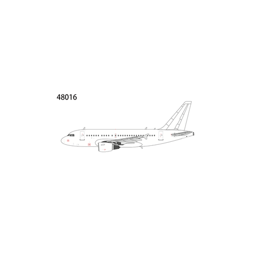 NG Model Blank Model Airbus A318-100 CFMI CFM56 ENGINES 48016 1:400