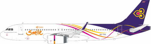 JFox Thai Airways International Airbus A320 Reg: HS-TXQ "Smile – 38 pcs" JF-A320-067L 1:200