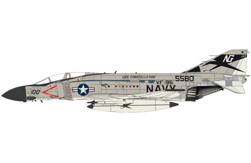 Hobby Master F-4J Phantom II 155580, VF-96, USS Constellation, 10 May 1975 HA19086 Scale 1:72