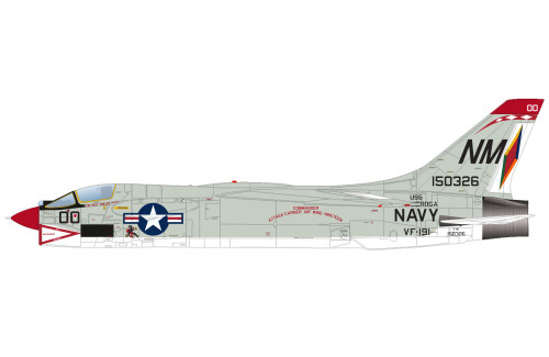 Hobby Master F-8E Crusader 150326, USS Ticonderoga, 1967 HC1201 Scale 1:72